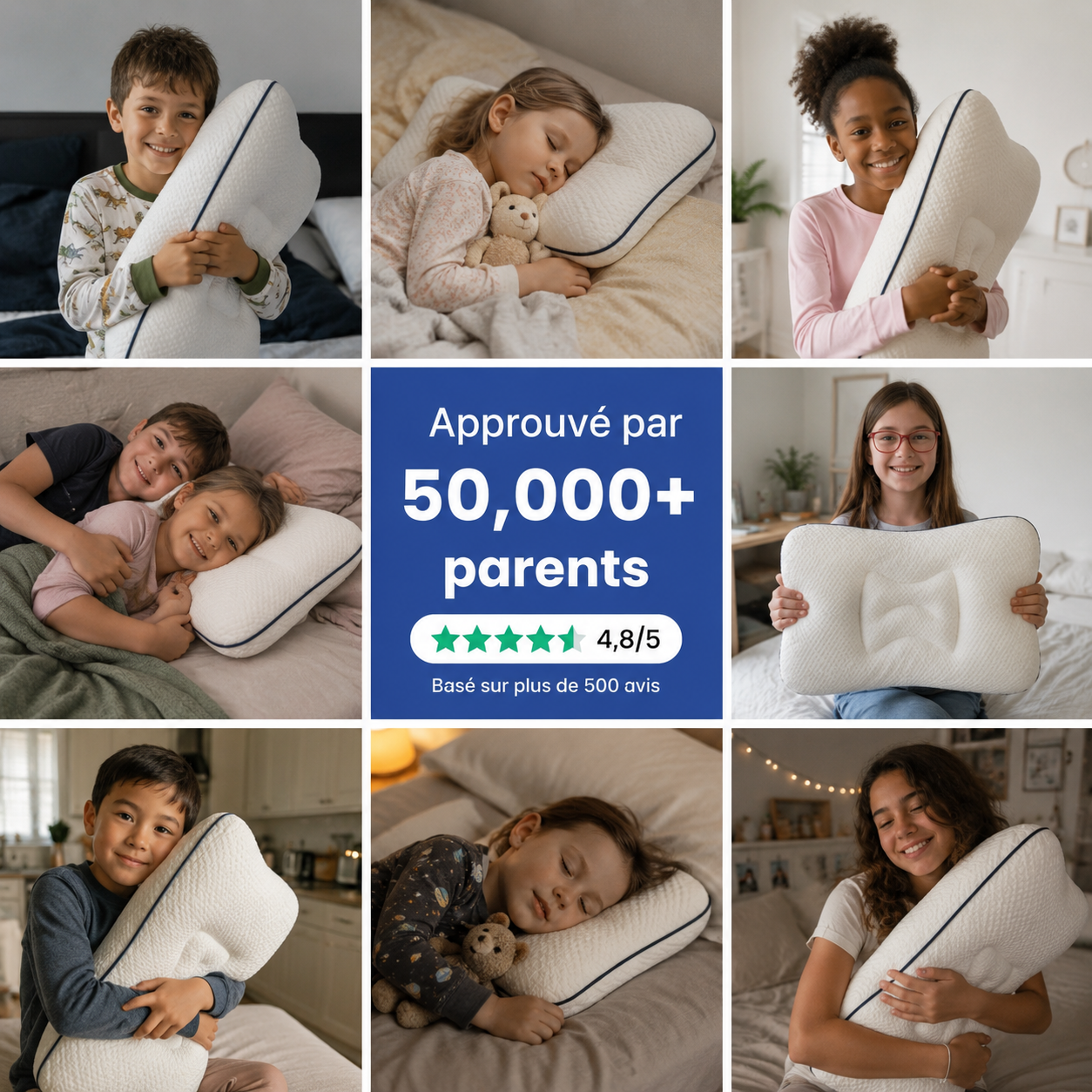 Oreiller de posture pour enfants